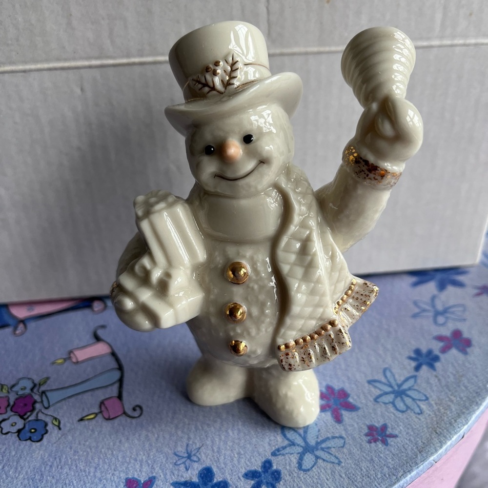 Collectible Lenox Porcelain Snowman.